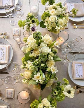 Social event tablescape